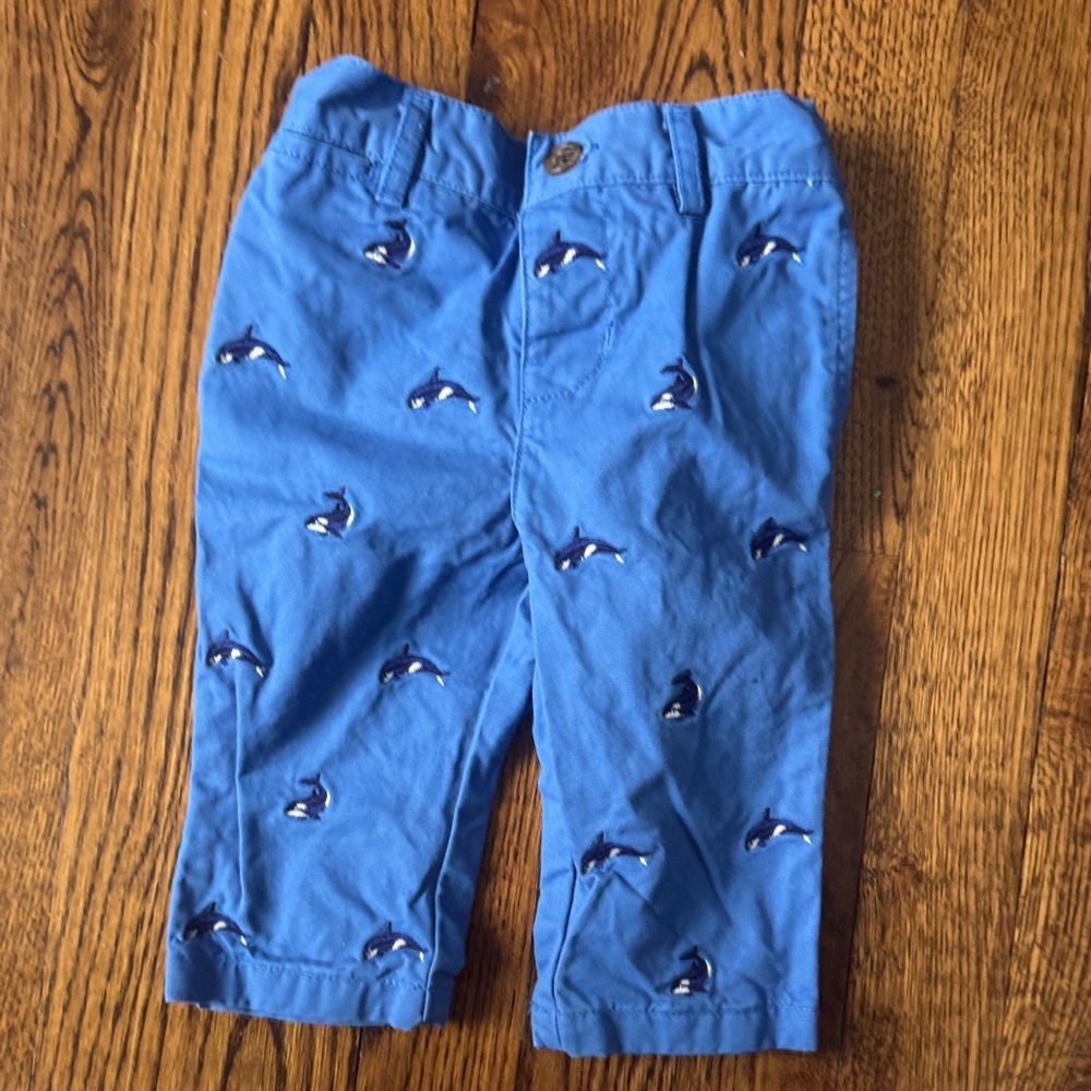 Ralph Lauren Blue Elastic Waist Pants